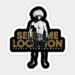 Send Me Location -  Khabib (Champion Variant) Sticker